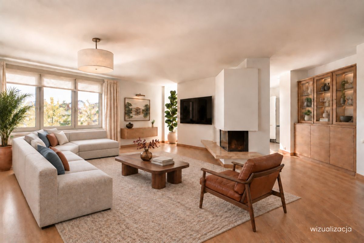 Dwupoziomowy apartament z dużym tarasem — zdjęcie 1