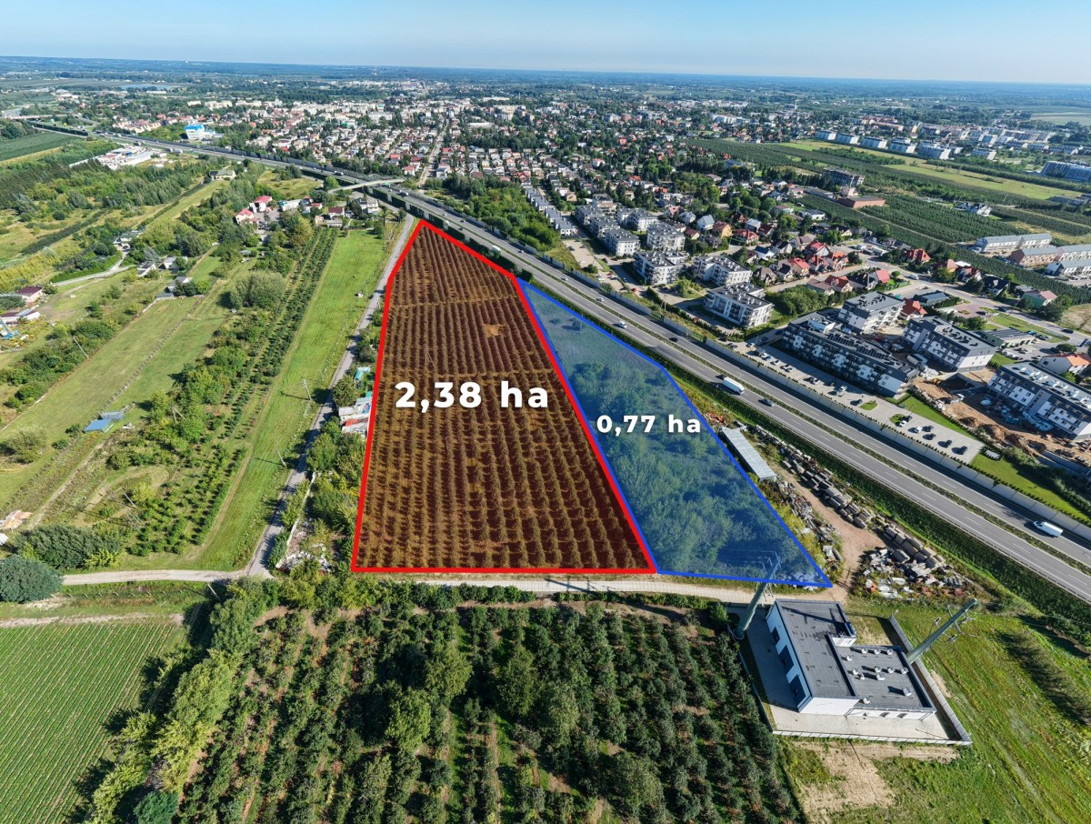 Teren Inwestycyjny 2,38 ha - GRÓJEC - S7 — zdjęcie 1