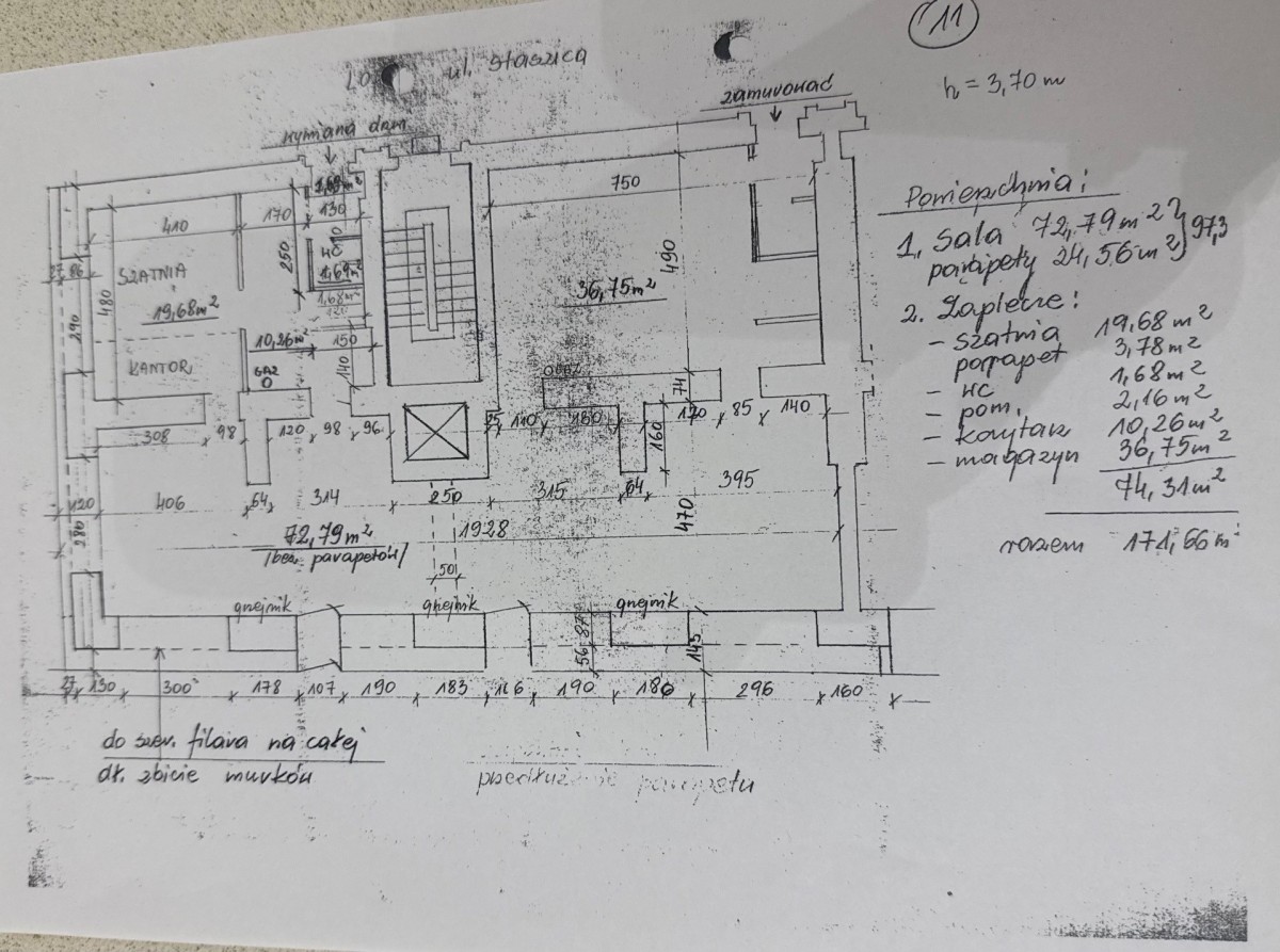 Lokal handlowo-usługowy 175 m², Wola, ul. Staszica — zdjęcie 2