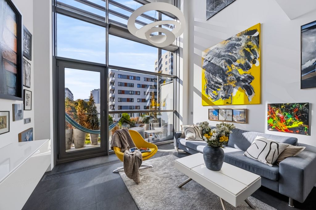 Loft 66 m²  6 m wysokości  Qbik  Mokotów — zdjęcie 1