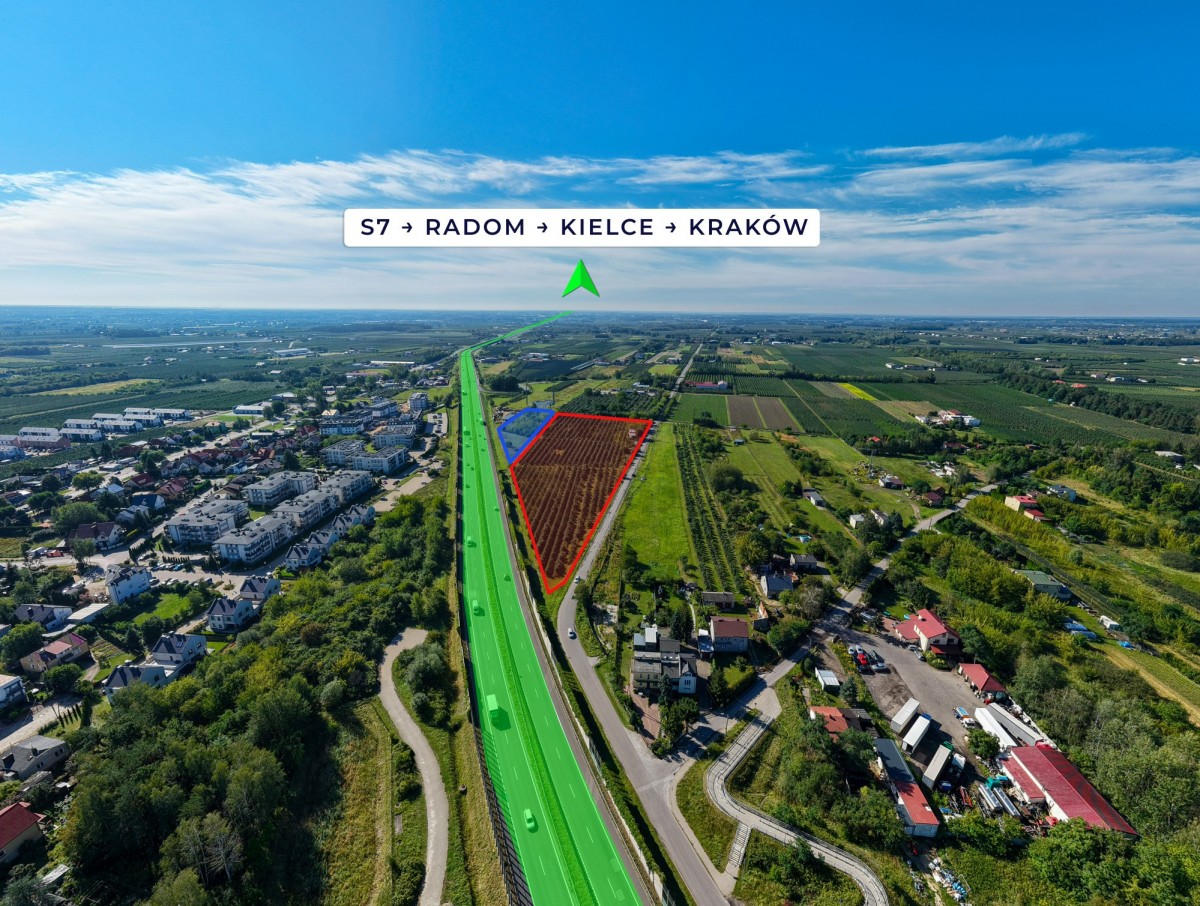 Teren Inwestycyjny 2,38 ha - GRÓJEC - S7 — zdjęcie 3