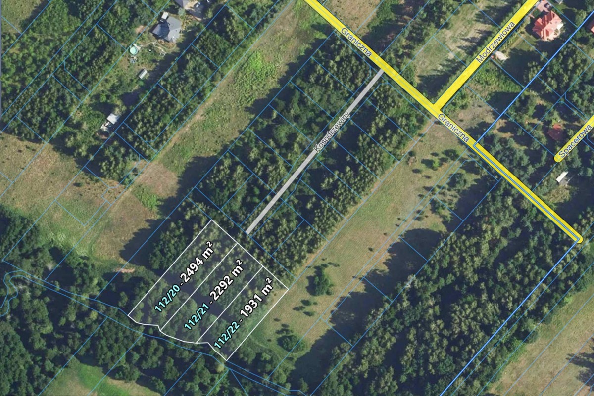 Działka budowlana 2292m2 z lasem nad rzeczką — zdjęcie 4