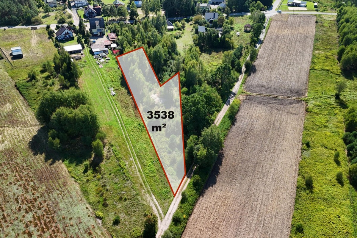 Działka budowlana z WZ 3550m2 — zdjęcie 1