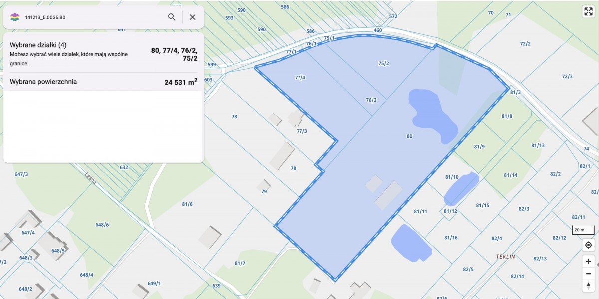 Działka MN, 2,5 ha/ możliwy podział — zdjęcie 2