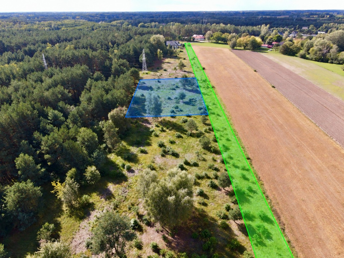 Działka z WZ | 1634 m2 | Helenka koło Sochaczewa — zdjęcie 3