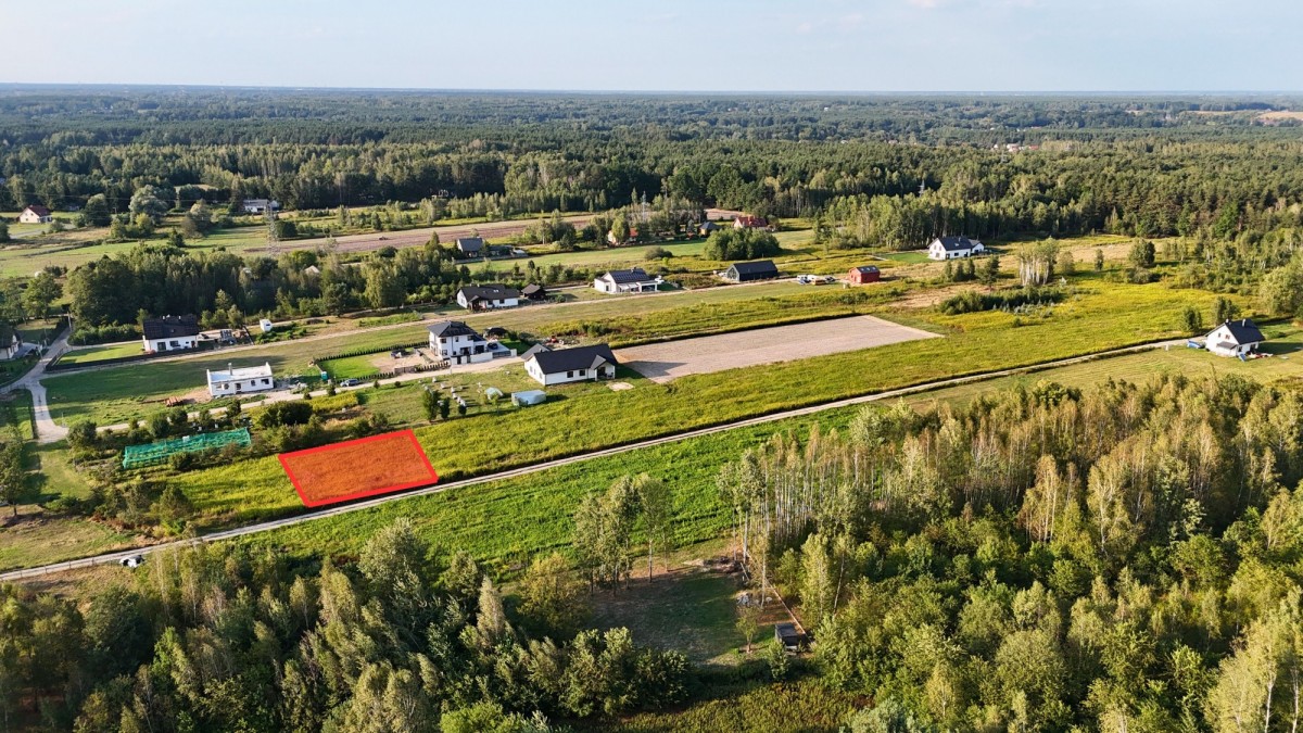 Działka budowlana | 1238 m2 | las — zdjęcie 1