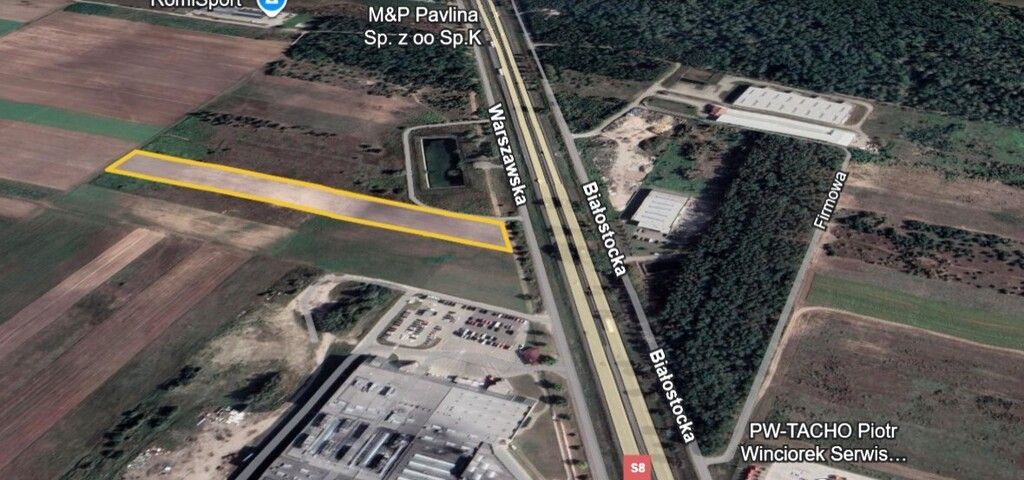 Przemysłowa, mpzp, dojazd asfaltem, serwisówka S8 — zdjęcie 4
