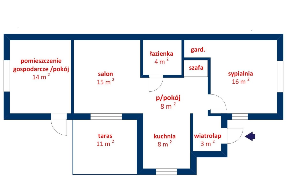 Dom 94 m² na działce 770 m² – Teresin, ul. Lipowa — zdjęcie 5