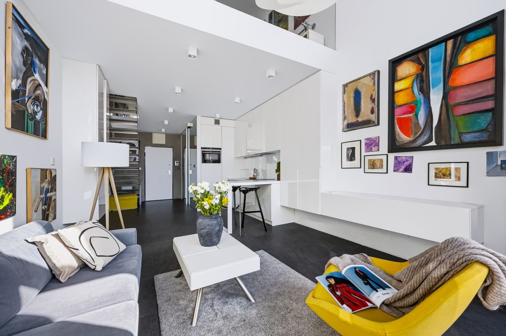 Loft 66 m²  6 m wysokości  Qbik  Mokotów — zdjęcie 3
