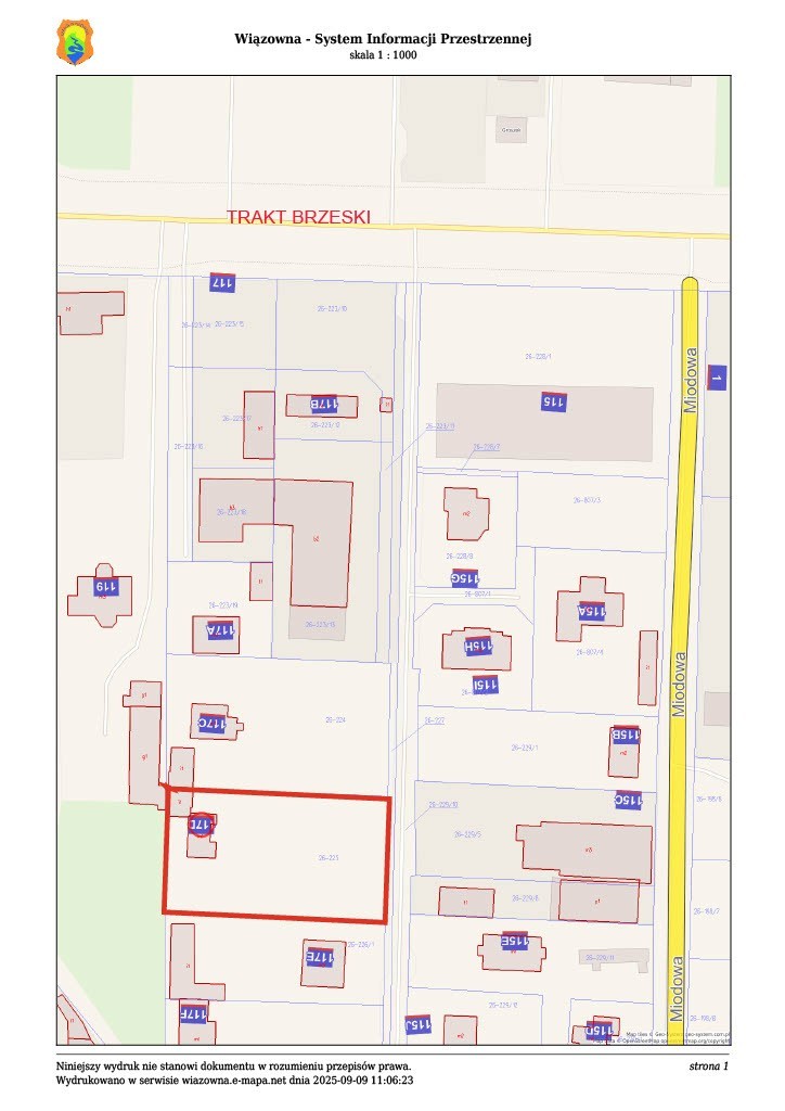 Działka usługowa z domem – Zakręt, 2100 m² — zdjęcie 3