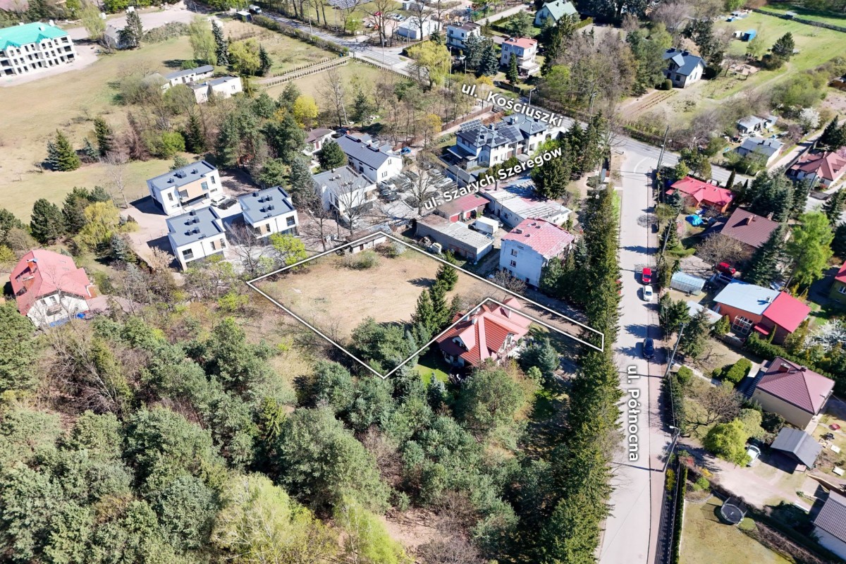 Działka 1305m2, Milanówek północny — zdjęcie 3