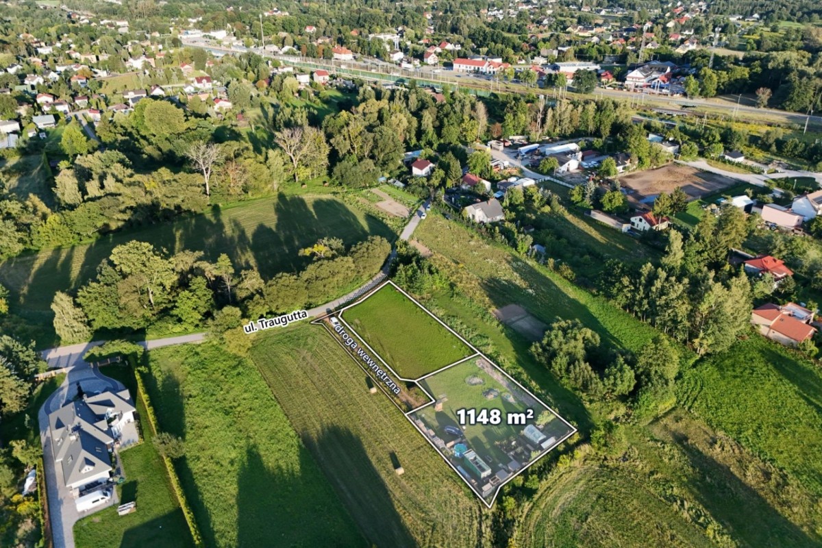 Działka budowlana 1148 m² z warunkami zabudowy — zdjęcie 1