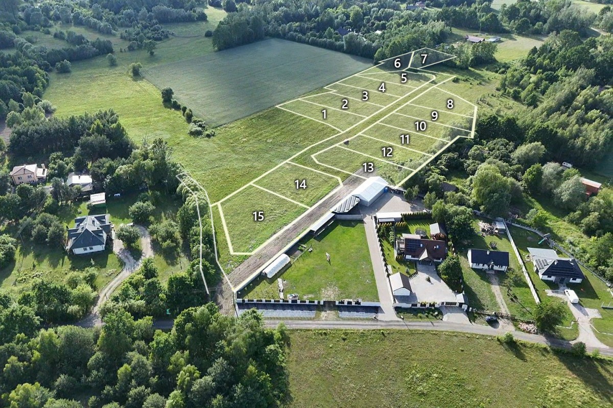Inwestycja gruntowa 15 działek Budy Zosine 2,15 ha — zdjęcie 4