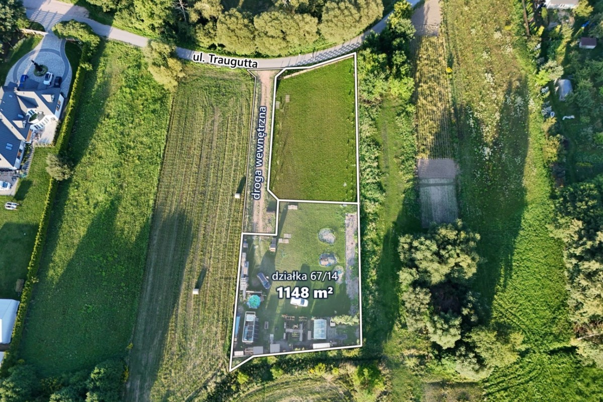 Działka budowlana 1148 m² z warunkami zabudowy — zdjęcie 5