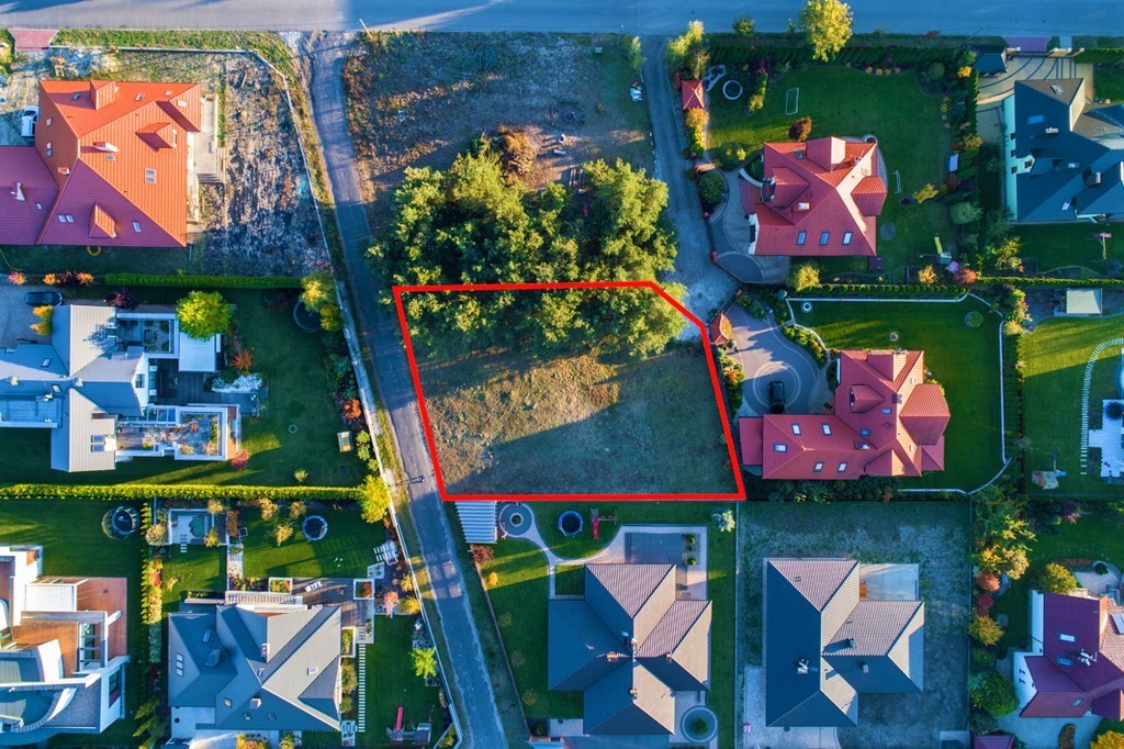 1000m2 Białołęka ul. Aroniowa MPZP pełne media — zdjęcie 1