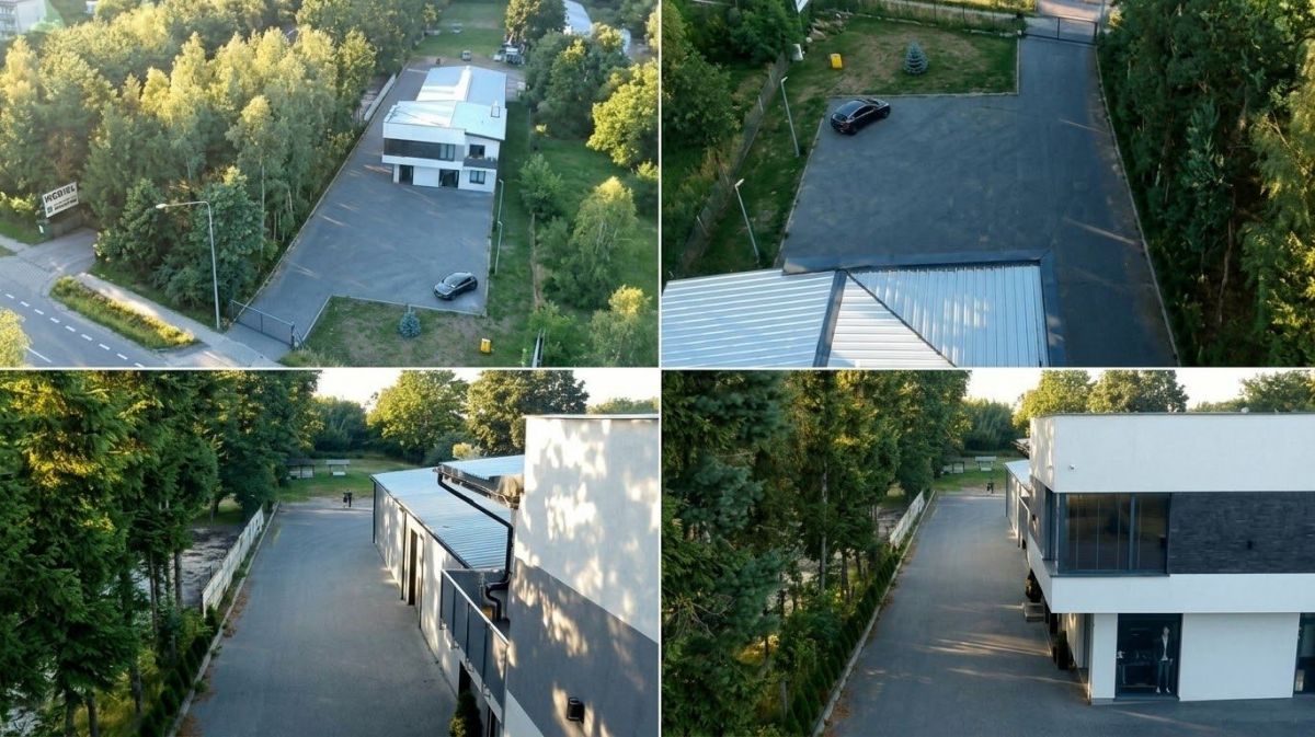 Nowoczesny obiekt komercyjny – hala, biura, plac — zdjęcie 2
