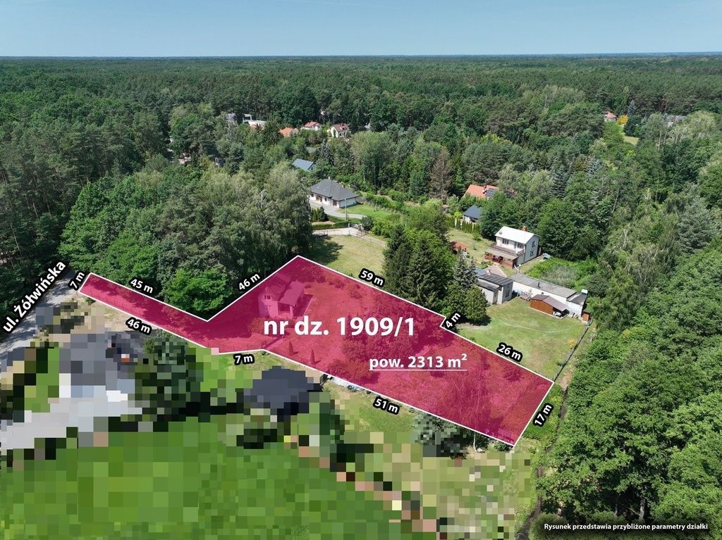 Piękna działka z MPZP w Nadarzynie, 2313 m2 — zdjęcie 3
