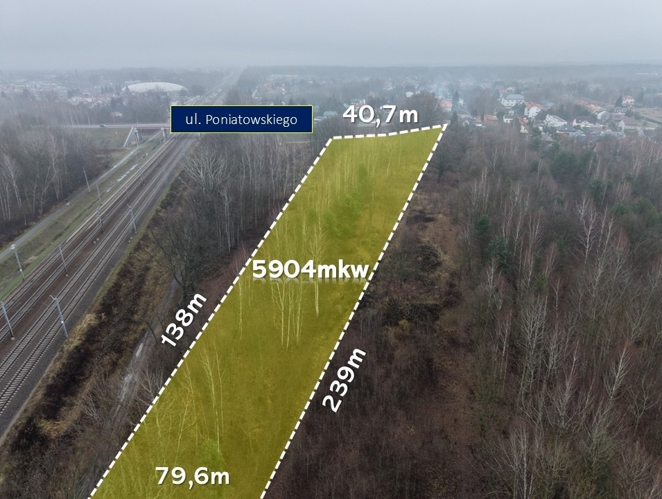 DZIAŁKI INWESTYCYJNE PRZY PKP KOBYŁKA–OSSÓW|5904m2 — zdjęcie 4