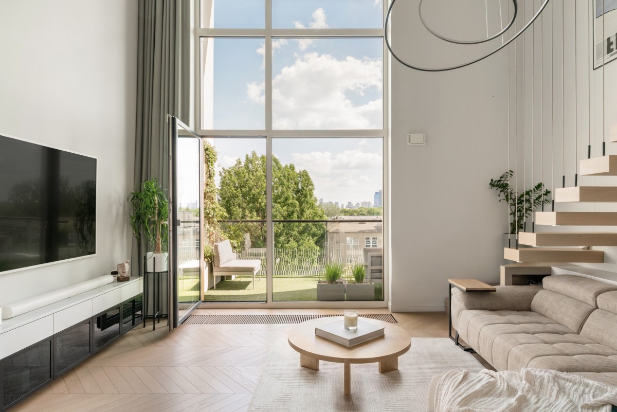 134 m² | Apartament z antresolą | Żoliborz — zdjęcie 1