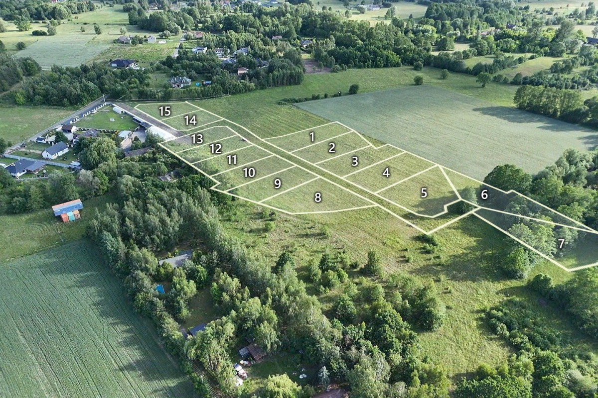 Inwestycja gruntowa 15 działek Budy Zosine 2,15 ha — zdjęcie 3