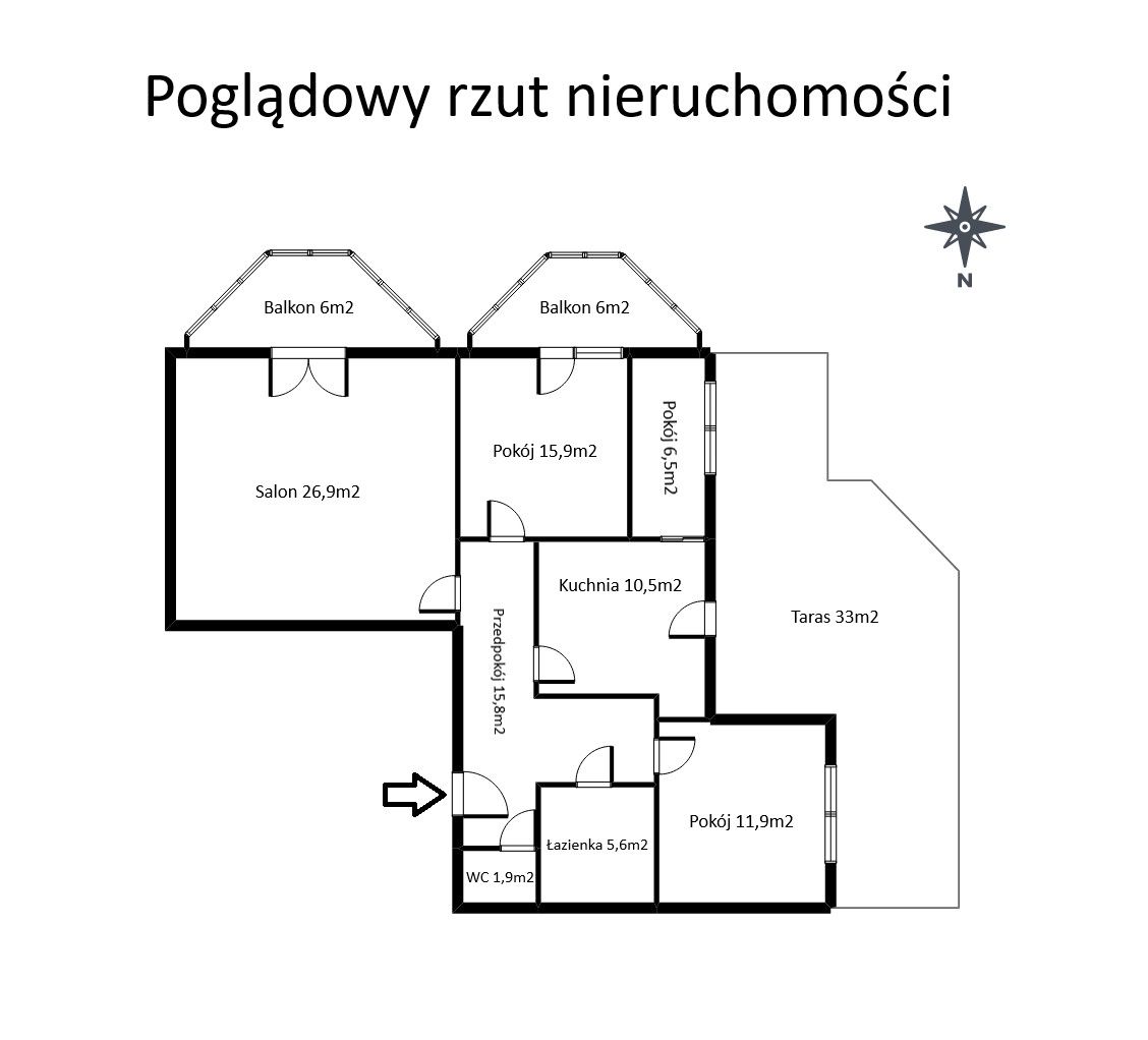 Wyjątkowy apartament z tarasem 33 m² – Bliska Wola — zdjęcie 2