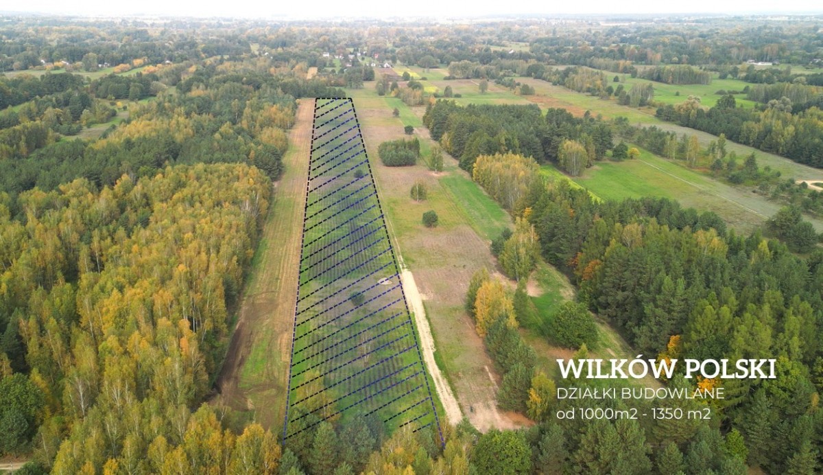 Działka budowlana 1045m2 Wilków Polski — zdjęcie 4