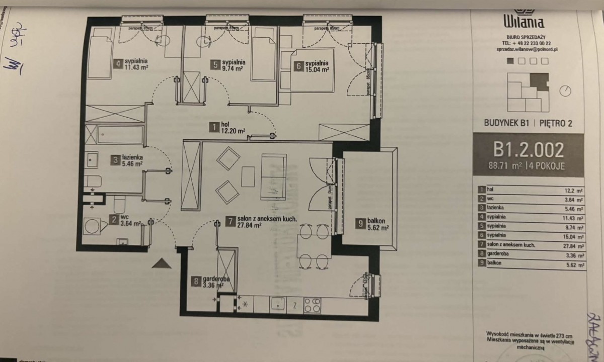 Miasteczko Wilanów I 4 pokoje | 89 m² I garaż — zdjęcie 2