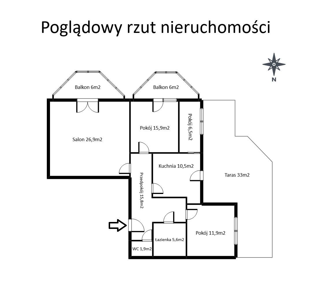 Wyjątkowy apartament z tarasem 33 m² – Bliska Wola — zdjęcie 2