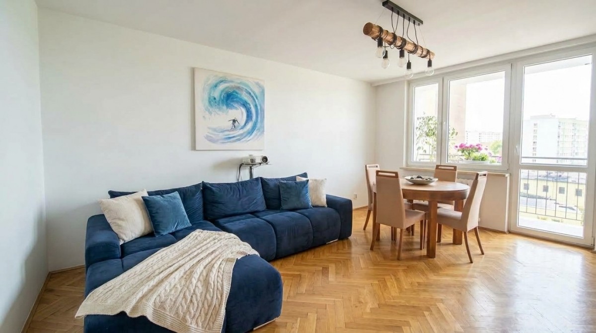 4 pokoje, 73 m² Dwustronne Balkon Metro Praga — zdjęcie 1