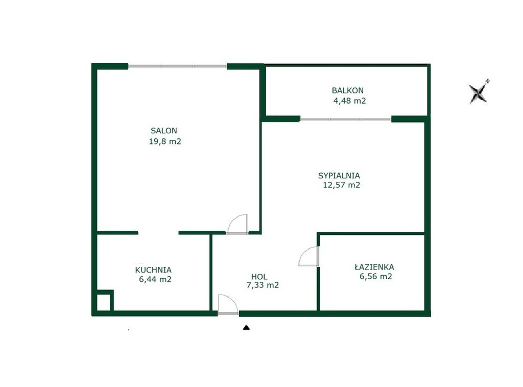 Inwestycyjnie  53,5 m²  Pruszków  Lokal — zdjęcie 2