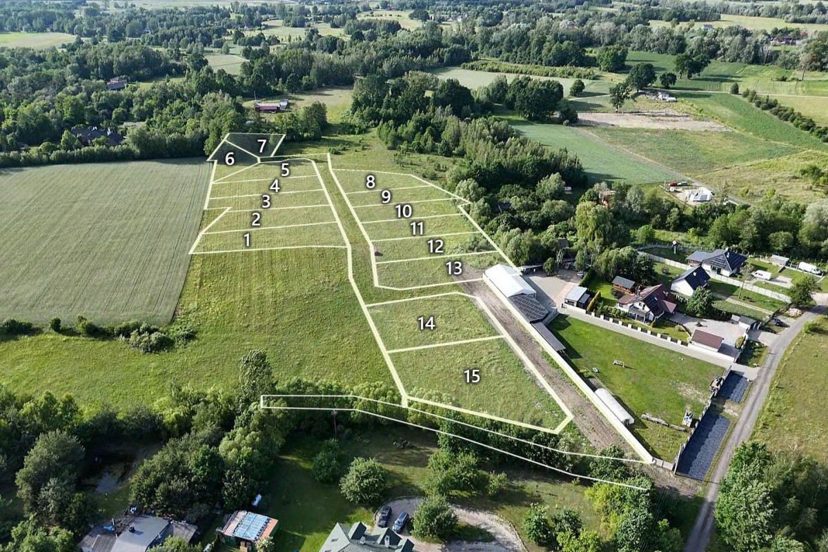 Inwestycja gruntowa 15 działek Budy Zosine 2,15 ha — zdjęcie 5