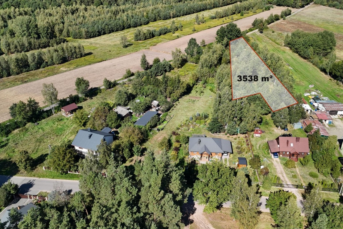 Działka budowlana z WZ 3550m2 — zdjęcie 2