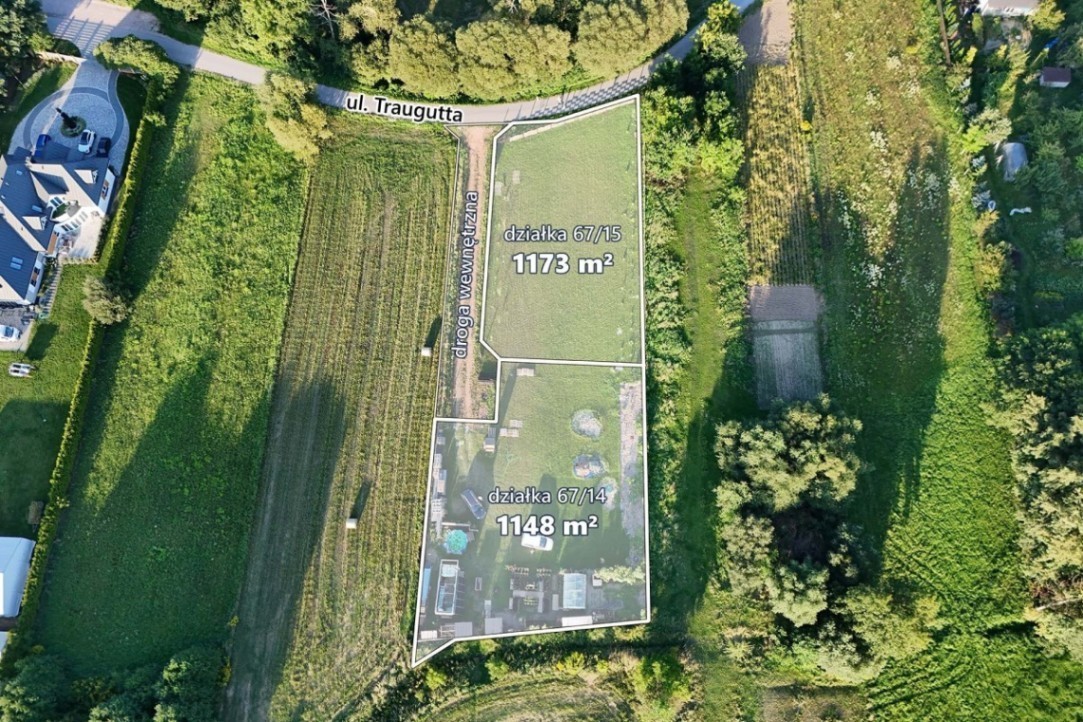 Działka budowlana 1148 m² z warunkami zabudowy — zdjęcie 4