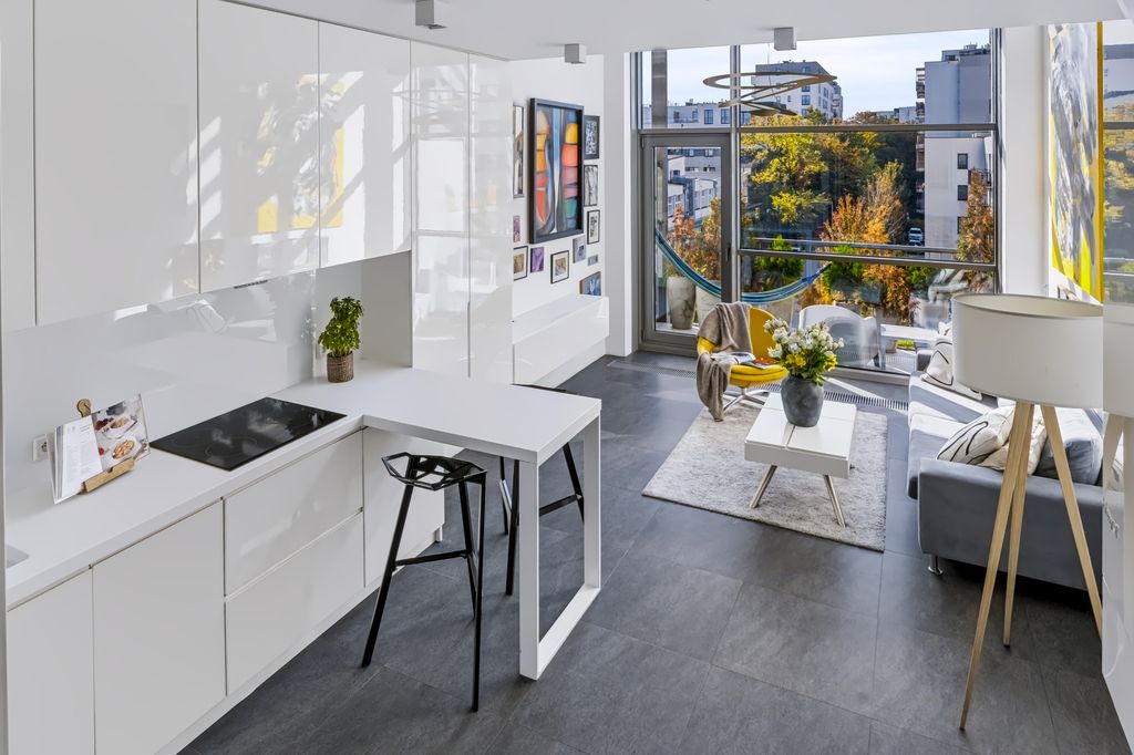 Loft 66 m²  6 m wysokości  Qbik  Mokotów — zdjęcie 4