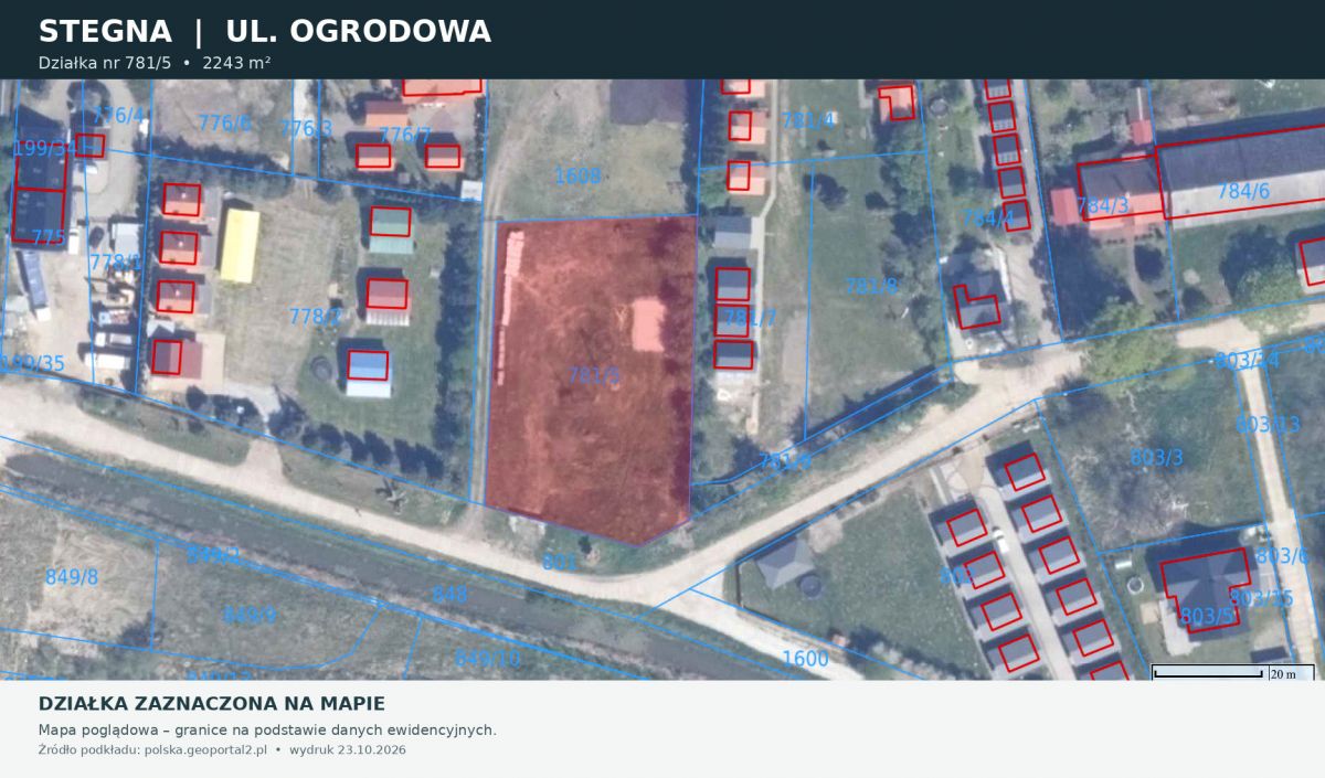 Działka 2243 m² w Stegnie– z pozwoleniem na budowę — zdjęcie 4
