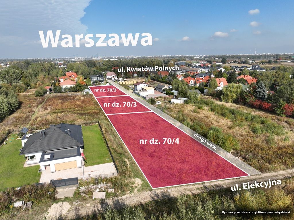 Kompleks działek z MPZP, 3852m2, media — zdjęcie 3