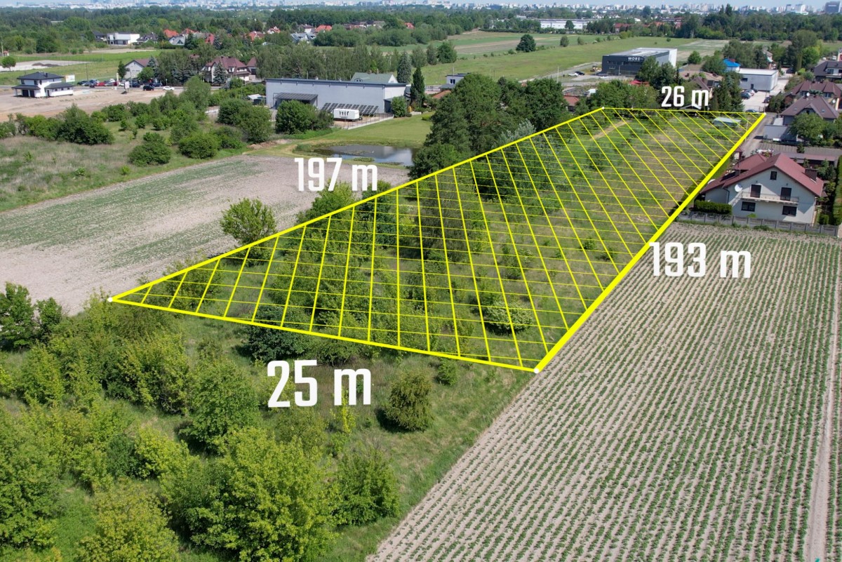 Działka 0,5 ha na Ursynowie WZ na 6 lokali — zdjęcie 1