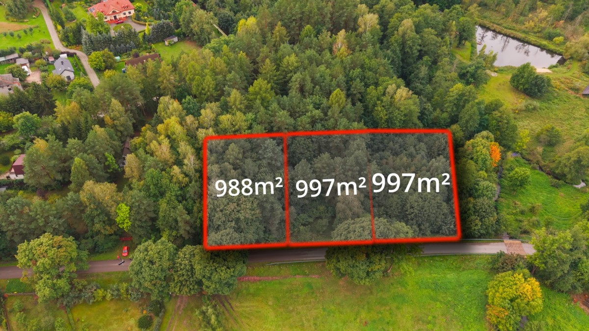 Działka budowlana 2982 mkw - Radziejowice, — zdjęcie 1
