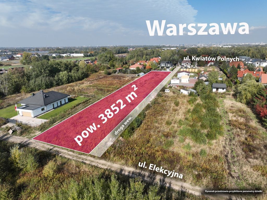 Kompleks działek z MPZP, 3852m2, media — zdjęcie 1