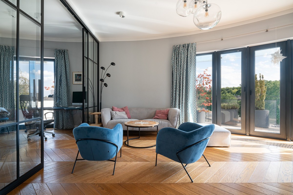 NOWA CENA! Penthouse 180m2, Mokotów, 4 sypialnie — zdjęcie 4