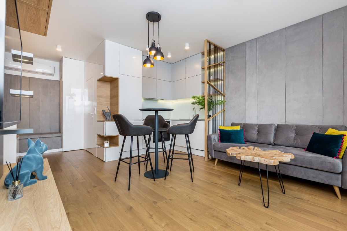 Stylowe studio z balkonem na Woli — zdjęcie 5