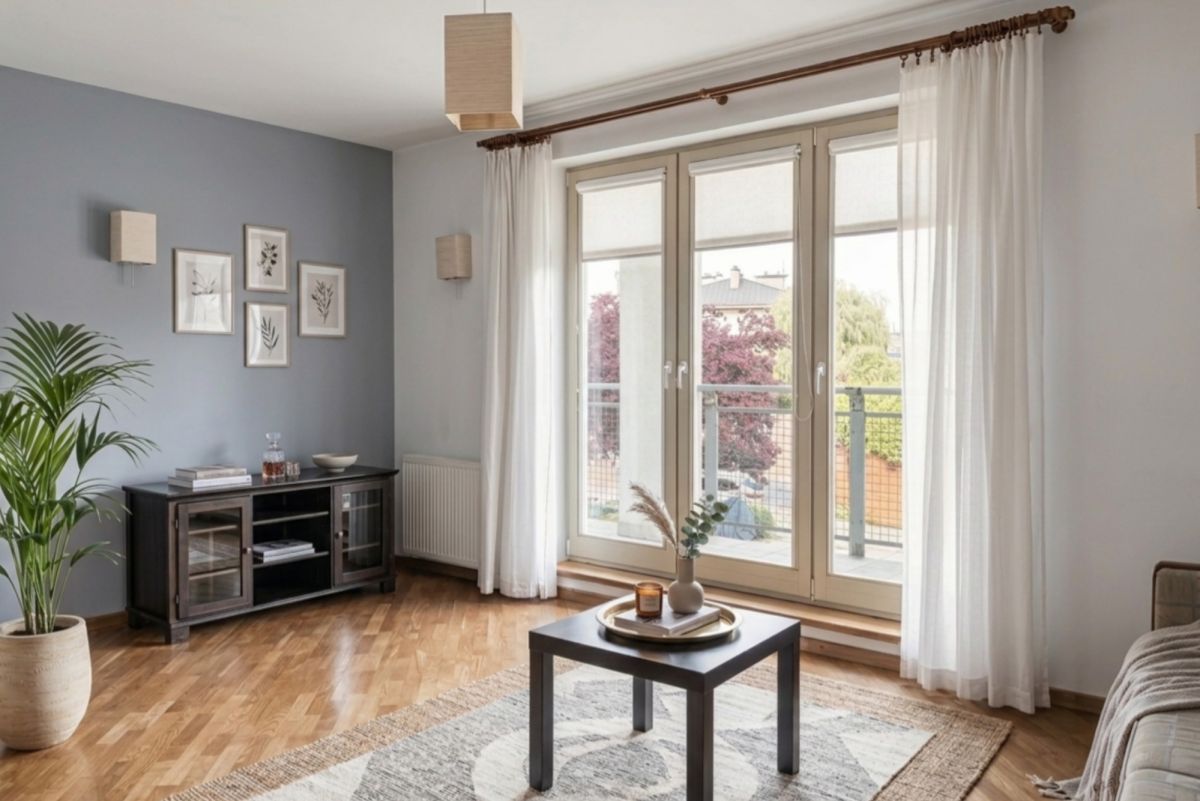 54 m² | możliwość 3 pokoi | loggia | garderoba — zdjęcie 1