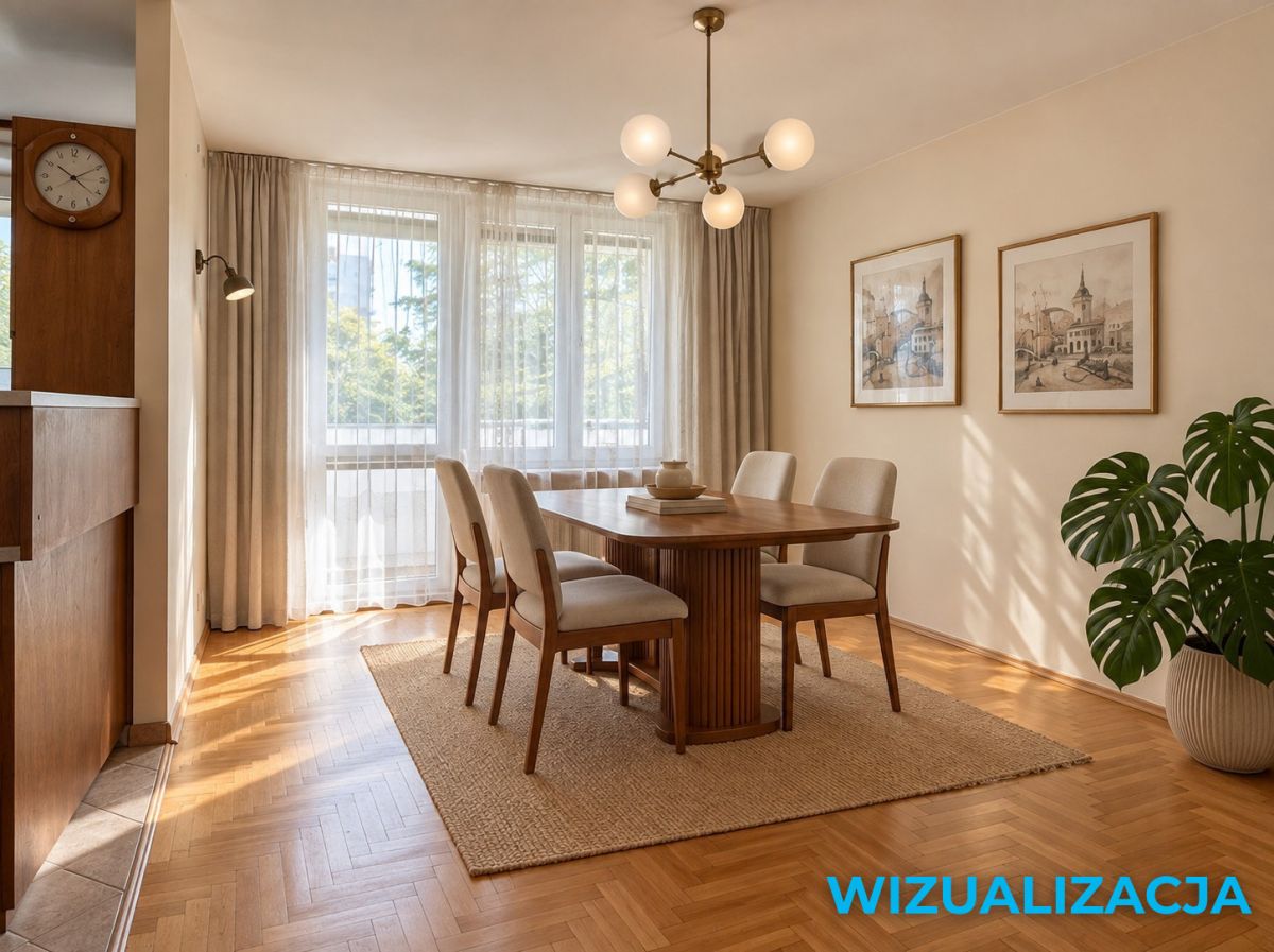 3 pokoje | 55 m² | Mokotów | loggia — zdjęcie 3