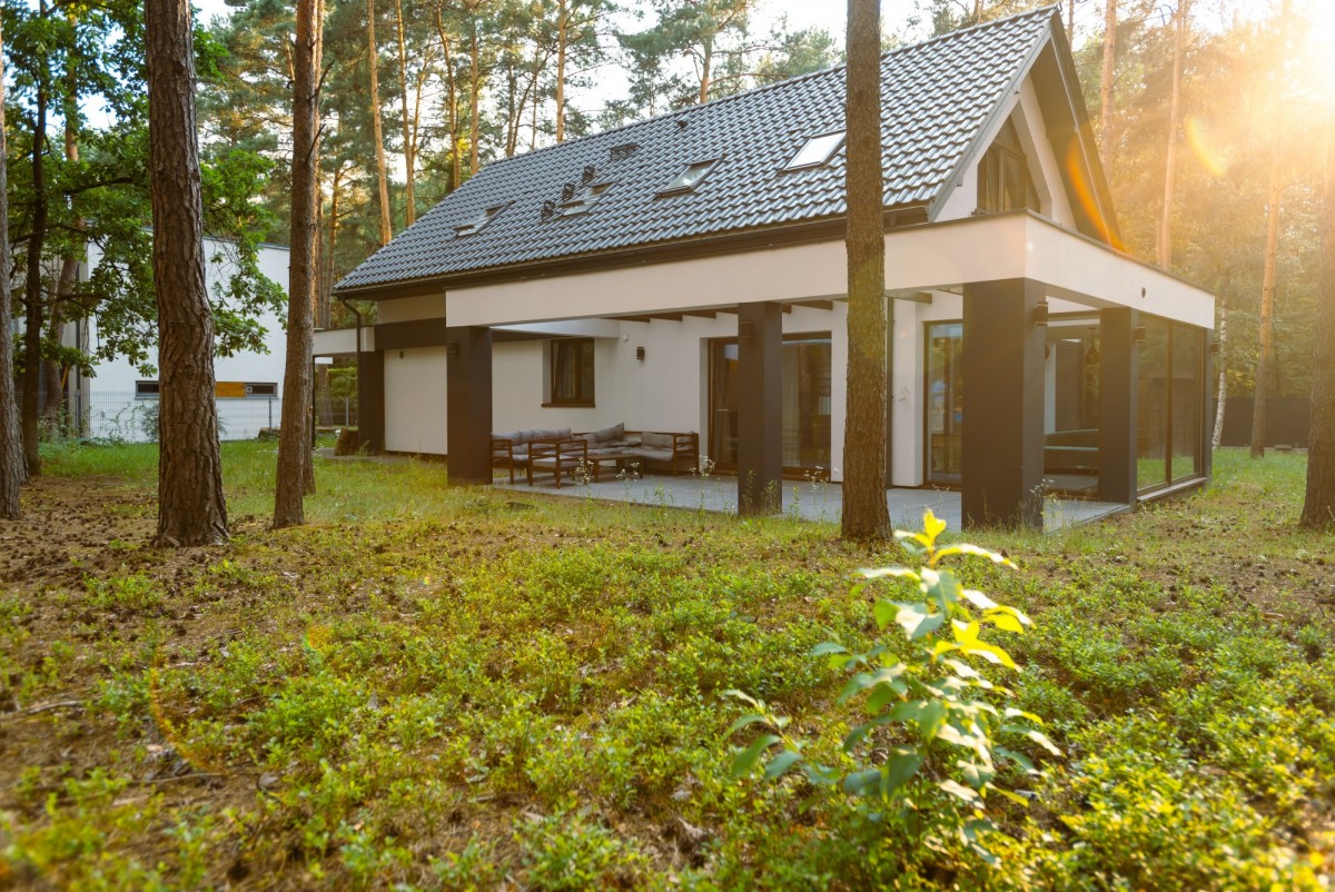 DOM PREMIUM WŚRÓD LASU | 2021 | 1252 m² DZIAŁKI — zdjęcie 1
