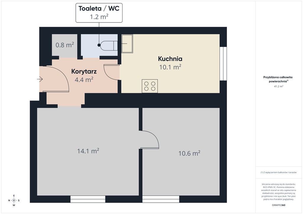 2 pokoje 42 m² | Małkinia Górna | do remontu — zdjęcie 5