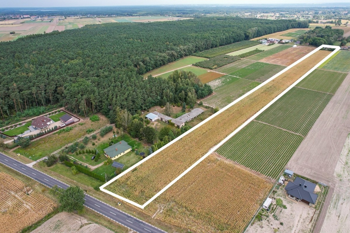 Działka budowlana -  20200m2 w Topólnie  - z domem — zdjęcie 1