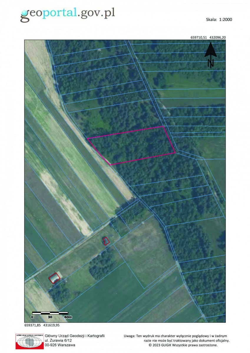 Dziecinów | działka rolna 5 885 m² | spokojna, zie — zdjęcie 4