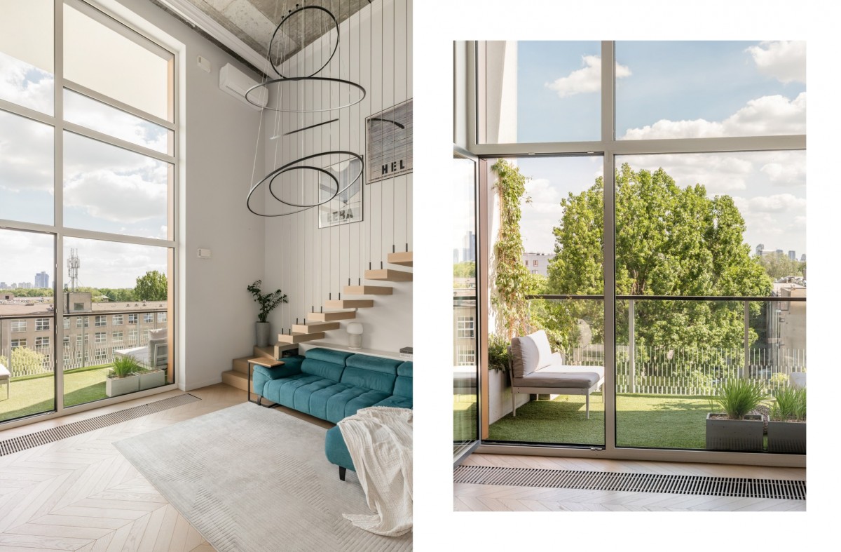 134 m² | Apartament z antresolą | Żoliborz — zdjęcie 2